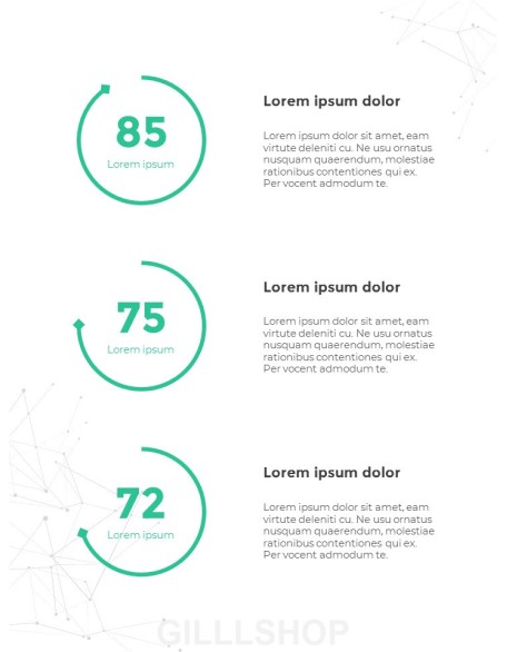 Geometric Line Background Business Templates for PowerPoint