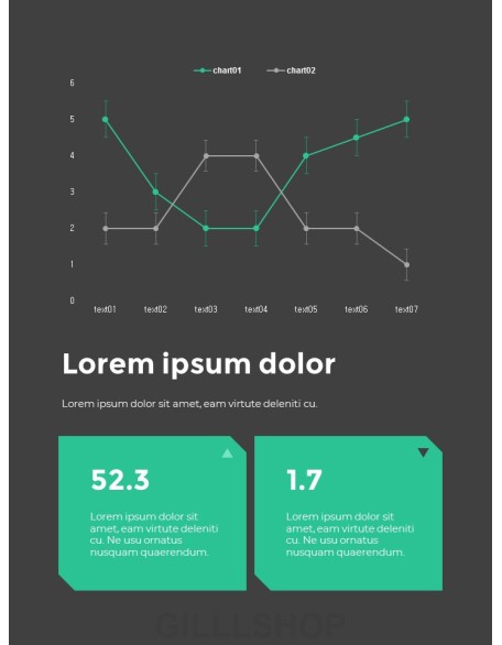 Geometric Line Background Business Templates for PowerPoint