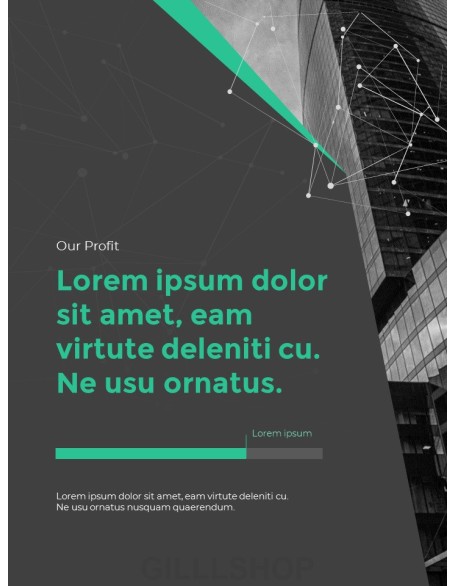 Geometric Line Background Business Templates for PowerPoint