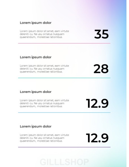 Gradient Colors Business Project PPT Design Templates