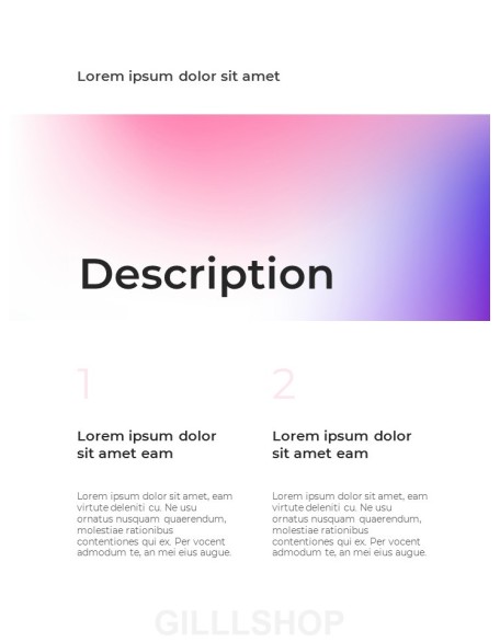 Gradient Colors Business Project PPT Design Templates