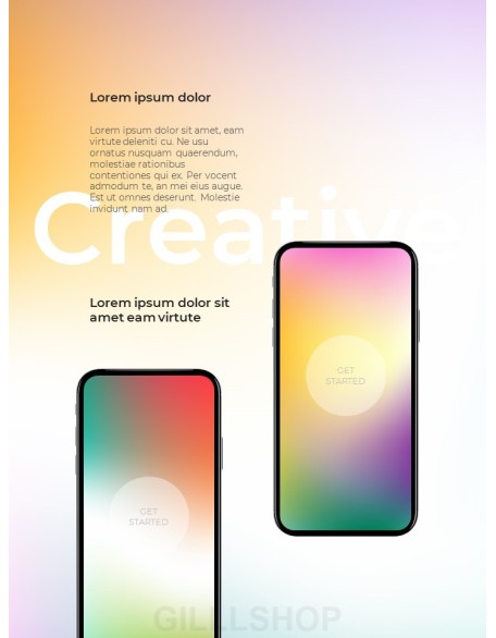 Gradient Colors Business Project PPT Design Templates