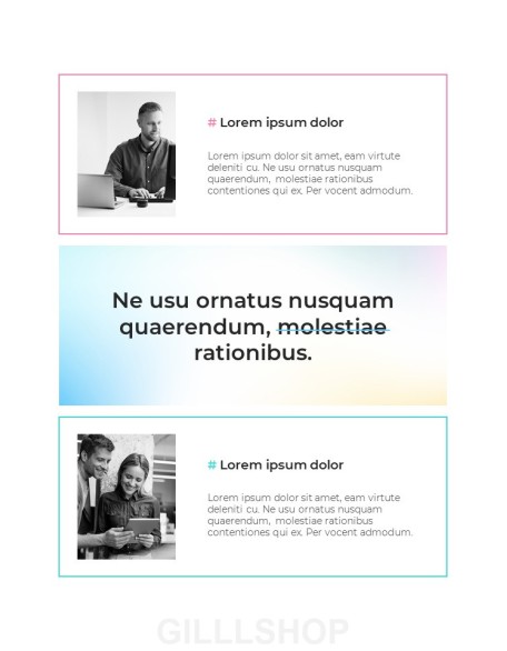 Gradient Colors Business Project PPT Design Templates