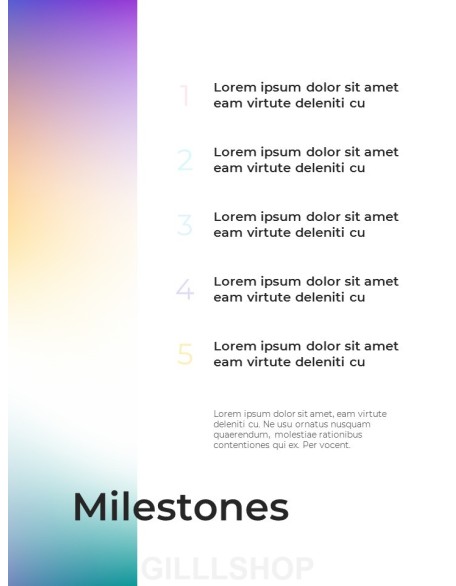 Gradient Colors Business Project PPT Design Templates