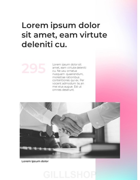 Gradient Colors Business Project PPT Design Templates