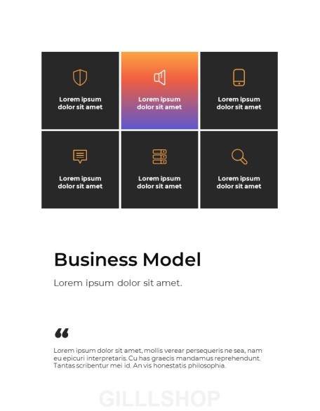 Modern Vector Line Business Proposal PowerPoint deck Design