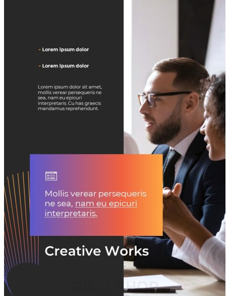 Modern Vector Line Business Proposal PowerPoint deck Design