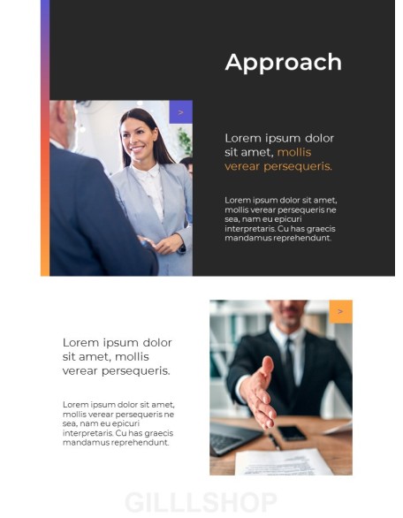 Modern Vector Line Business Proposal PowerPoint deck Design