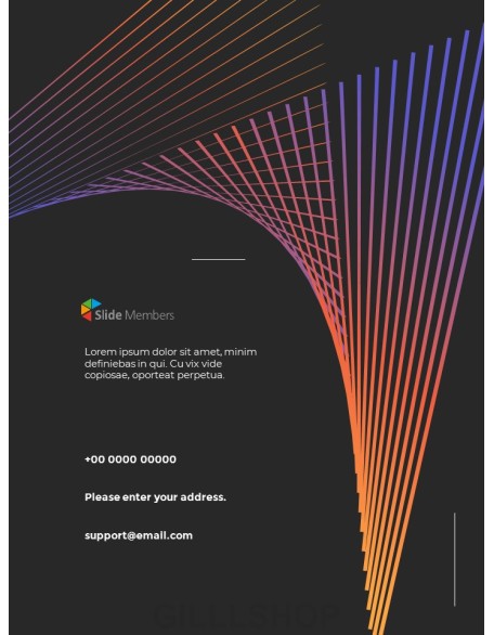 Modern Vector Line Business Proposal PowerPoint deck Design