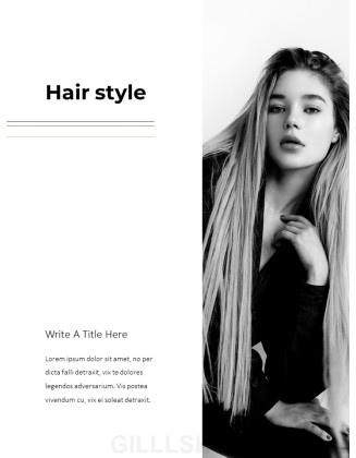 Hair Shop Easy PPT Template