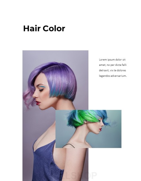 Hair Shop Easy PPT Template