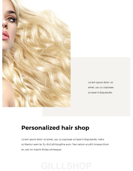 Hair Shop Easy PPT Template