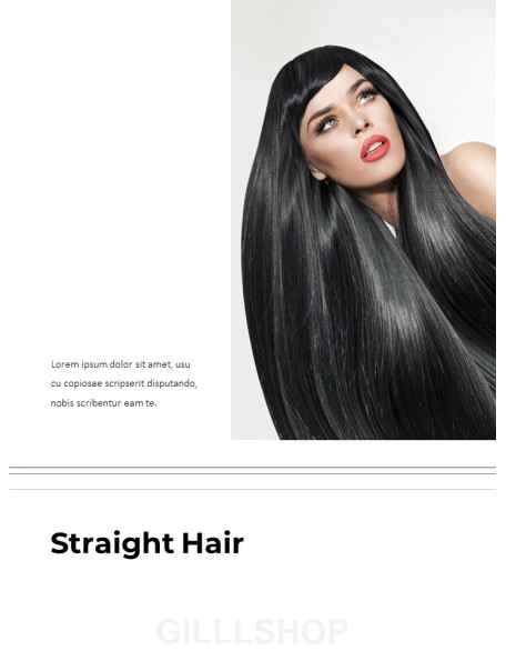 Hair Shop Easy PPT Template