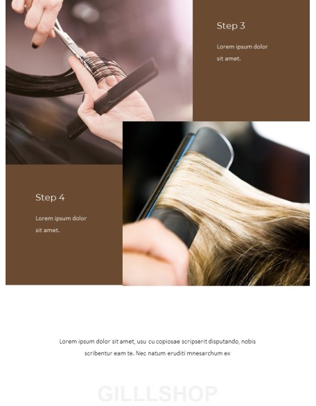 Hair Shop Easy PPT Template