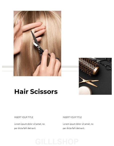 Hair Shop Easy PPT Template