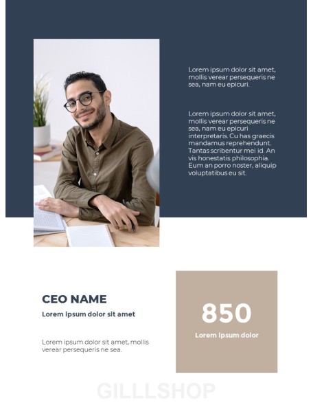 Business Plan Vertical template powerpoint