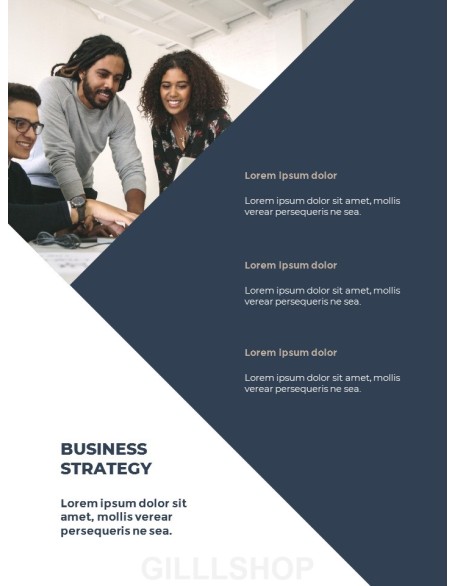 Business Plan Vertical template powerpoint