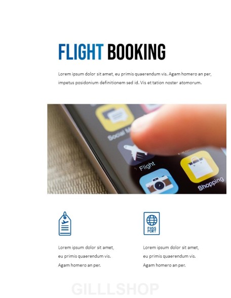 Airline Simple Templates Design