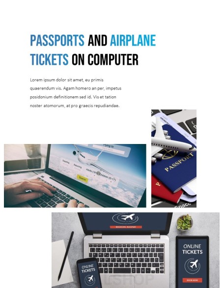 Airline Simple Templates Design