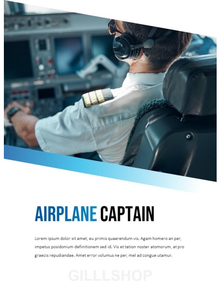 Airline Simple Templates Design