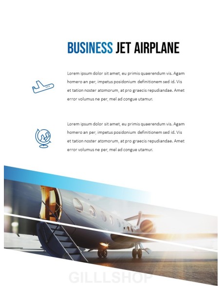 Airline Simple Templates Design