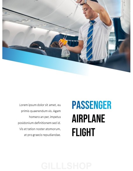 Airline Simple Templates Design