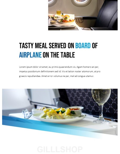 Airline Simple Templates Design