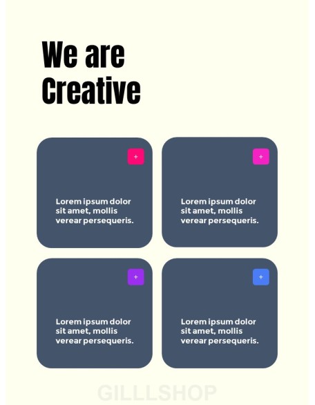 Business Creative Vertical company profile template design