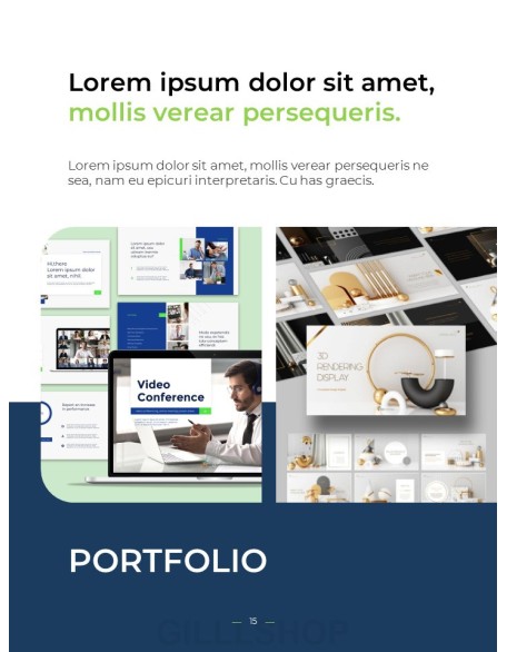 Company Profile Vertical Presentation Format