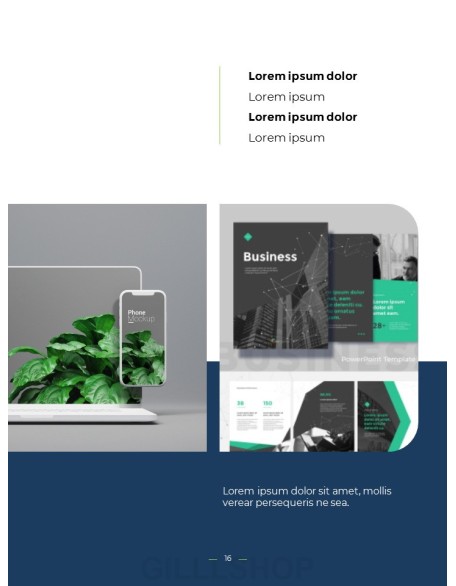 Company Profile Vertical Presentation Format