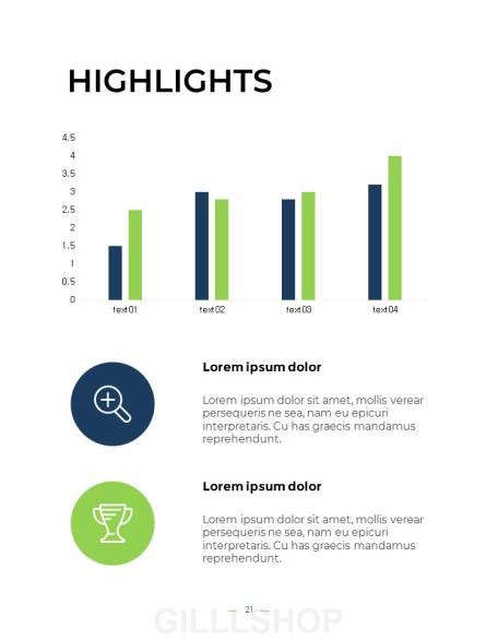 Company Profile Vertical Presentation Format