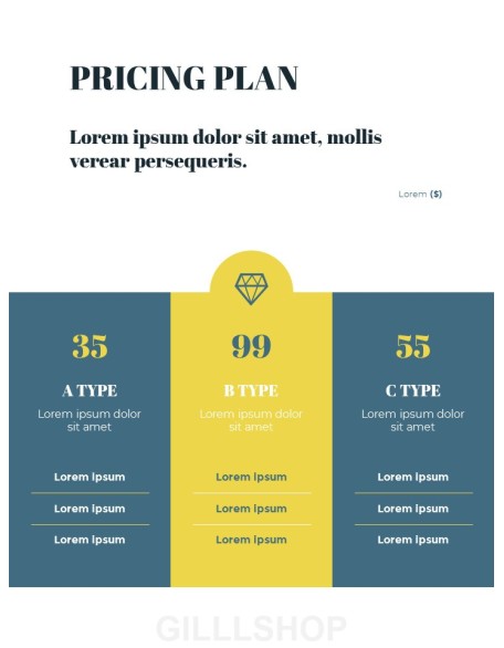 The Business Proposal Vertical PPT Format