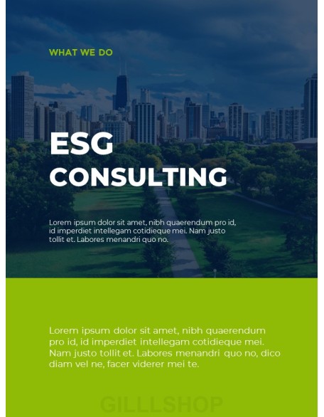 ESG Management Solution Business slides presentation