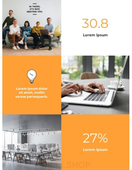 Business Team Project Vertical PowerPoint Templates for Presentation