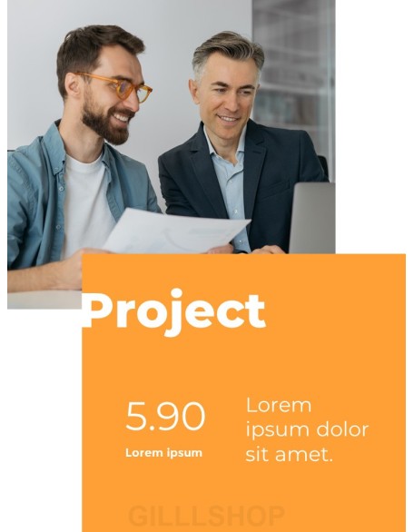 Business Team Project Vertical PowerPoint Templates for Presentation