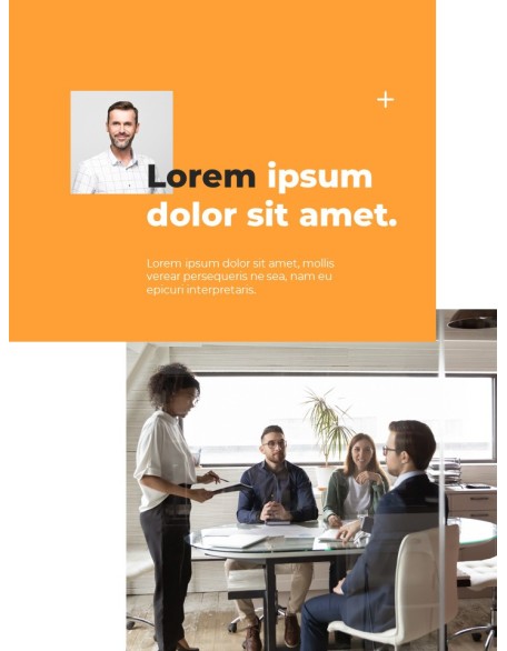 Business Team Project Vertical PowerPoint Templates for Presentation