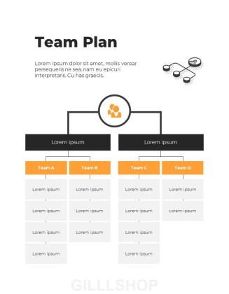 Business Team Project Vertical PowerPoint Templates for Presentation