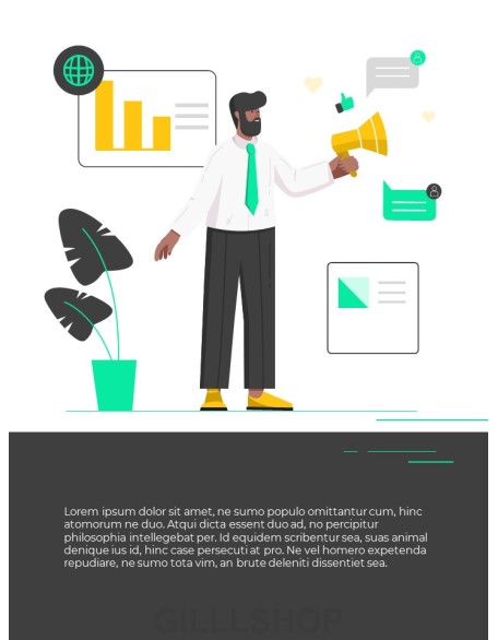 Business Project Illustration power point powerpoint