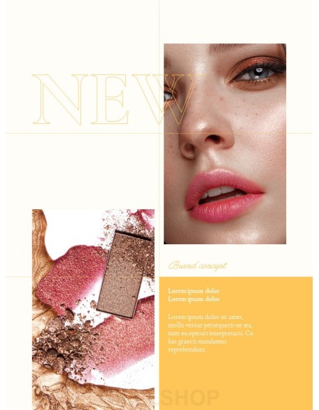 Beauty Branding Concept Brochure Easy Presentation Template