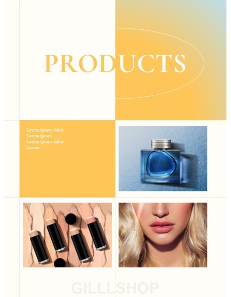 Beauty Branding Concept Brochure Easy Presentation Template