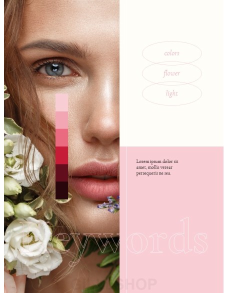 Beauty Branding Concept Brochure Easy Presentation Template