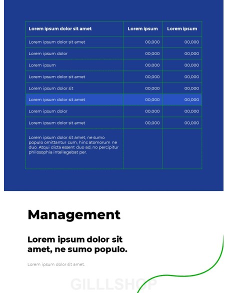 Creative Agency Business Report slide template