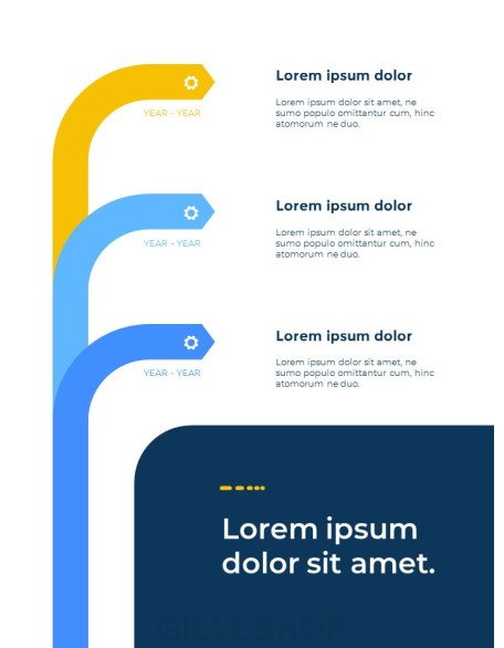 Business Project Vertical best pitch deck template