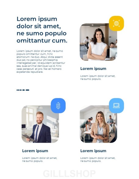 Business Project Vertical best pitch deck template