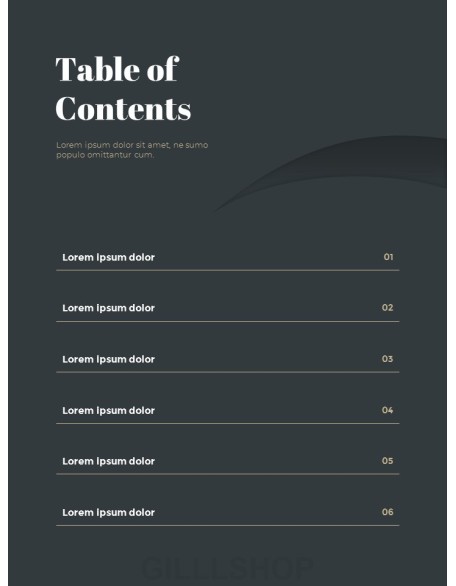 Company Result Report template power point