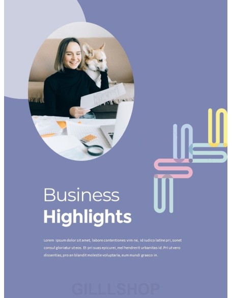 Business Report design template