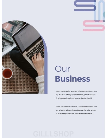 Business Report design template