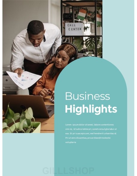 Business Report design template