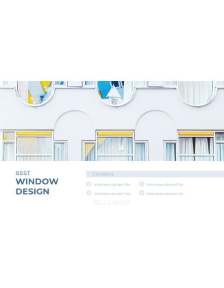 Best Window Design Marketing Presentation PPT