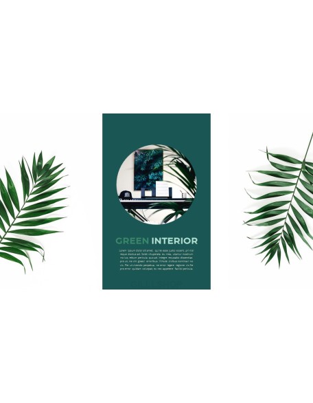 Summer Green Interior Slide PPT